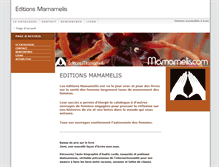Tablet Screenshot of mamamelis.com